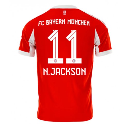Bayern Munich Nicolas Jackson #11 Primera Equipación 2025-26 Manga Corta